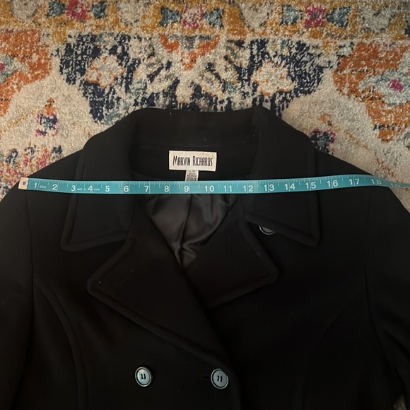 Black Pea Coat - Picture 5 of 8